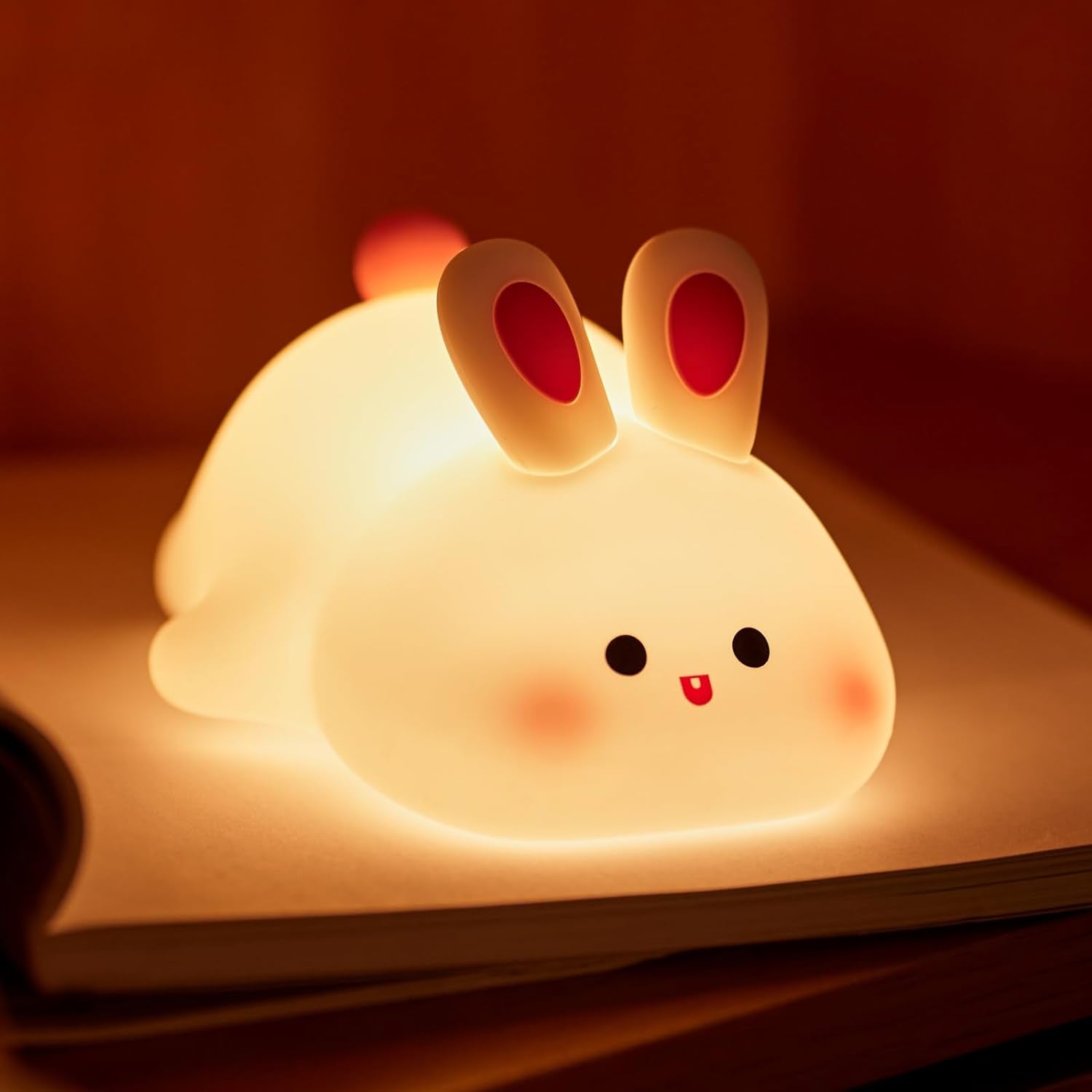 Dimmable Light up Rechargeable Bunny Nightlight